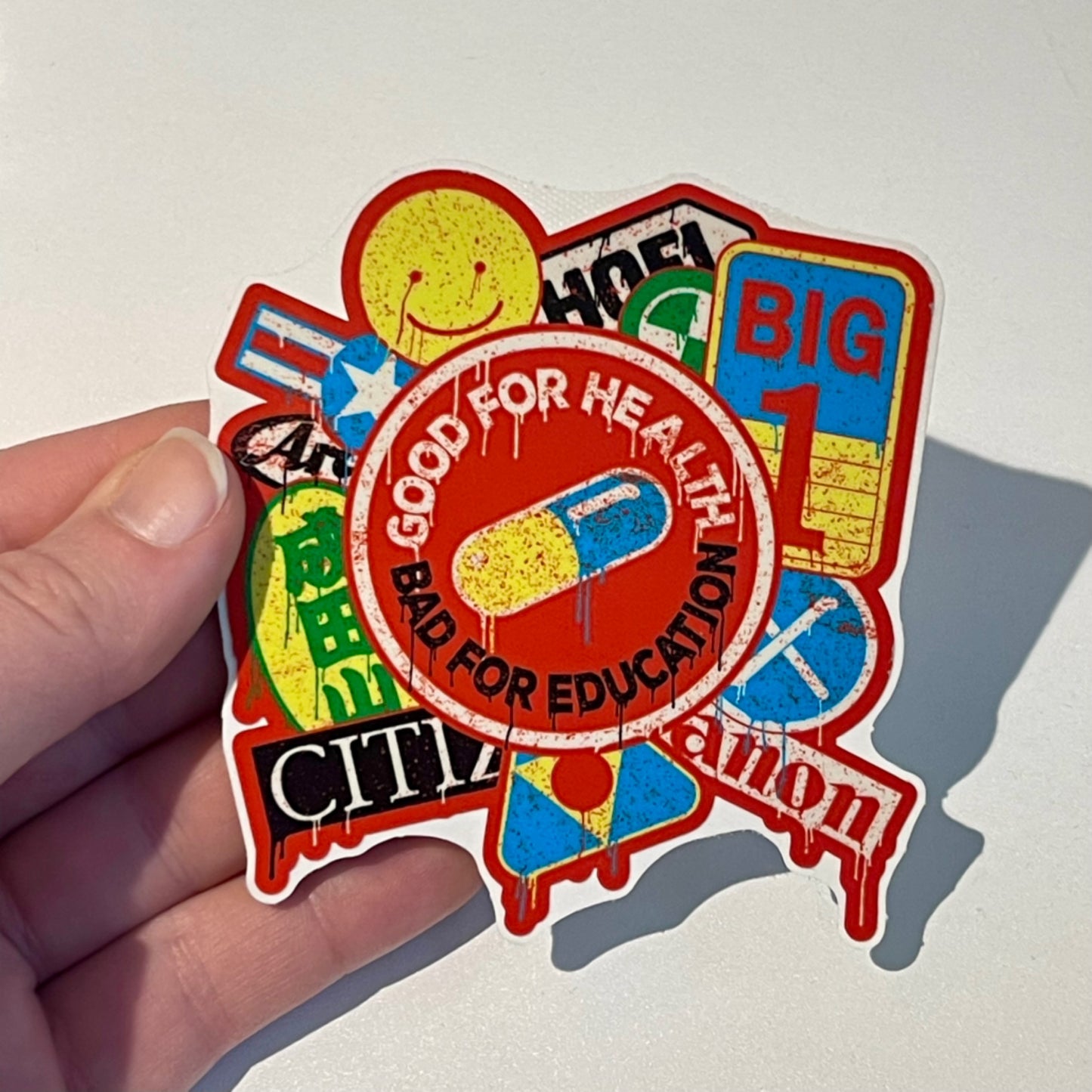 Good For Health Vinyl Sticker