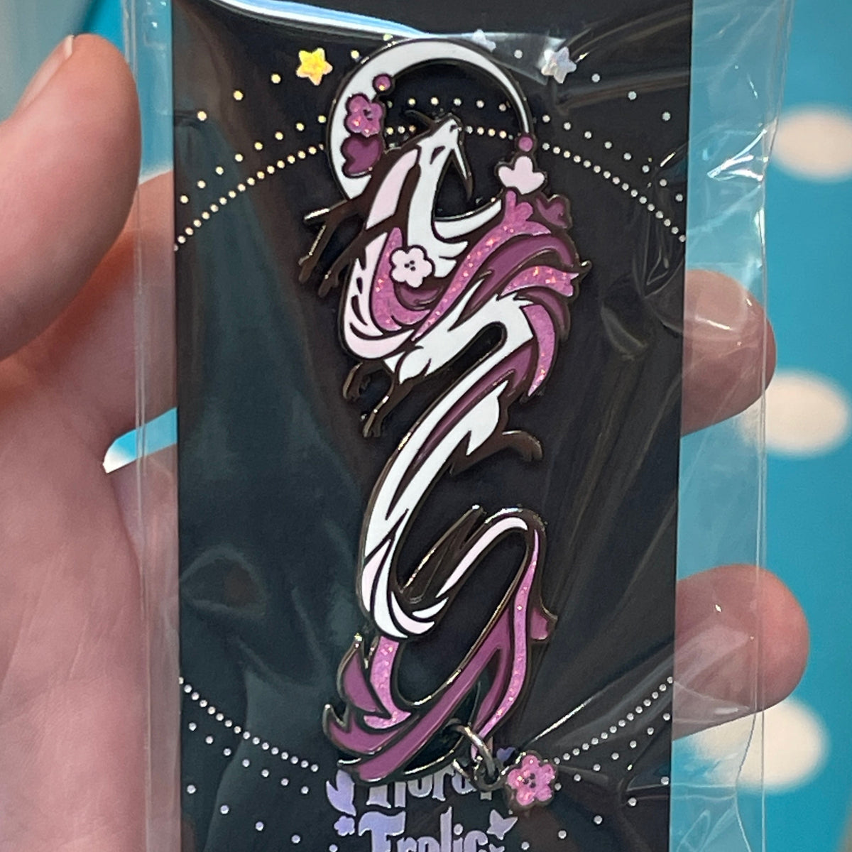 Sakura Dragon Enamel Pin
