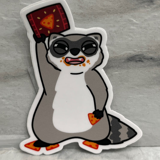 Nacho Chippies Raccoon Sticker
