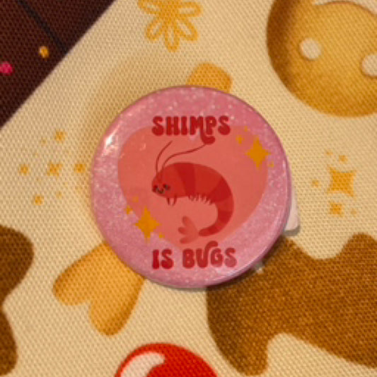 shimp is bugs button