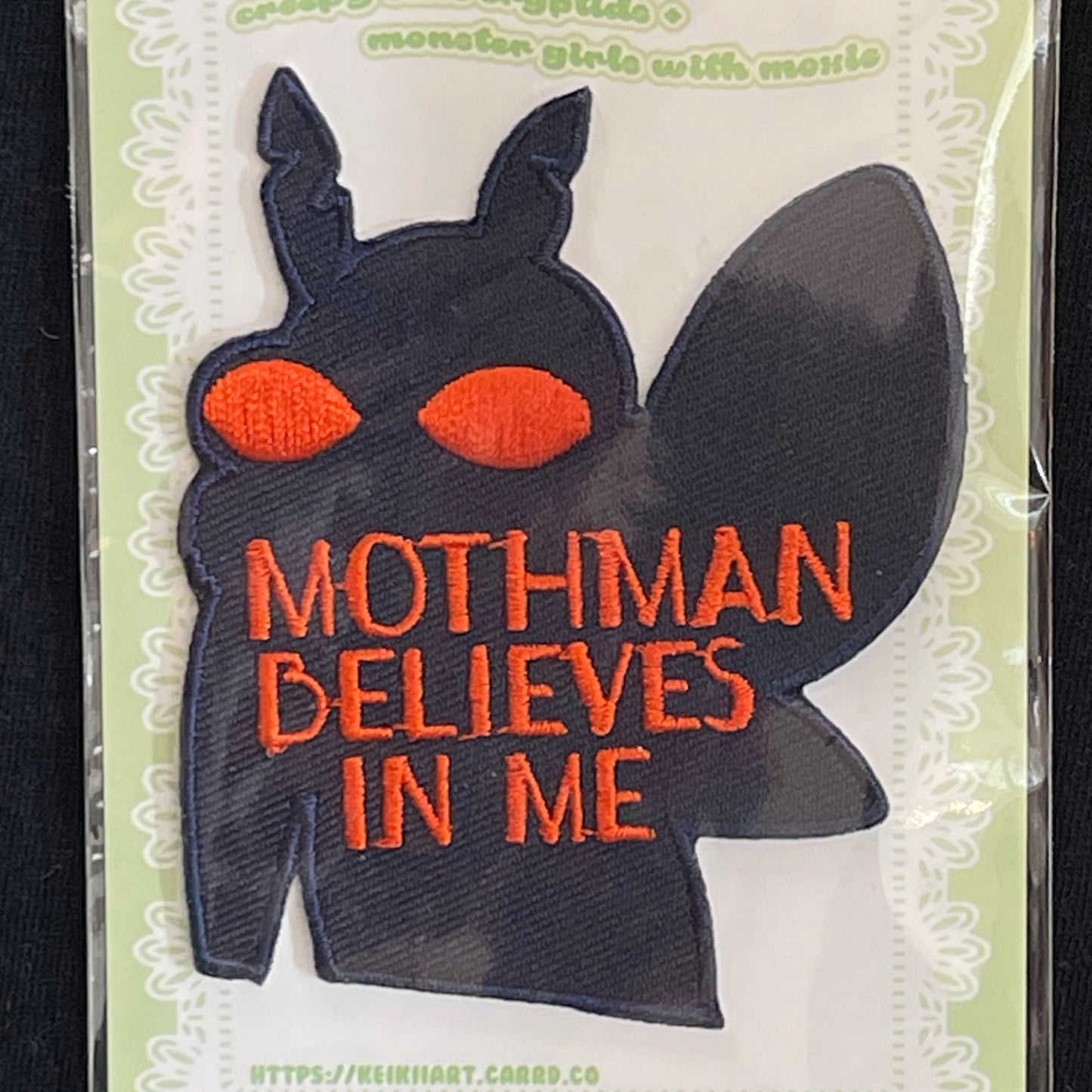 Mothman Believes in Me Patch