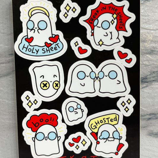 Lil' Ghosties Sticker Sheet