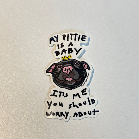 Pittie Sticker