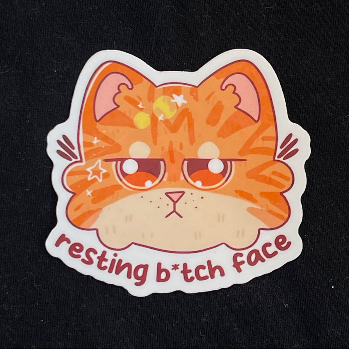 Resting B*tch Face Sticker