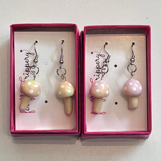 Sculpted Mushroom Dangles