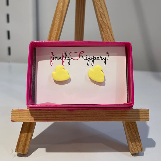 Marshmallow Chick Studs
