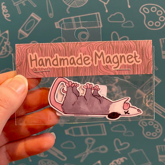 Playing Dead Opossum Magnet