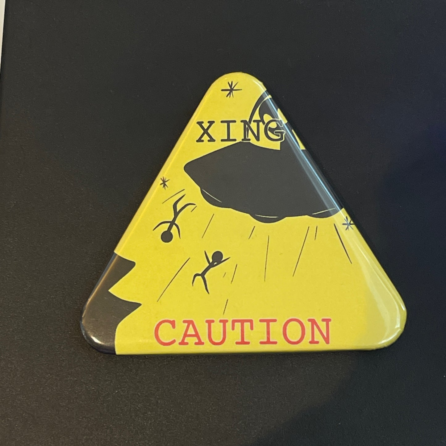 Alien Triangle Button