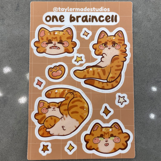 One Braincell Sticker Sheet
