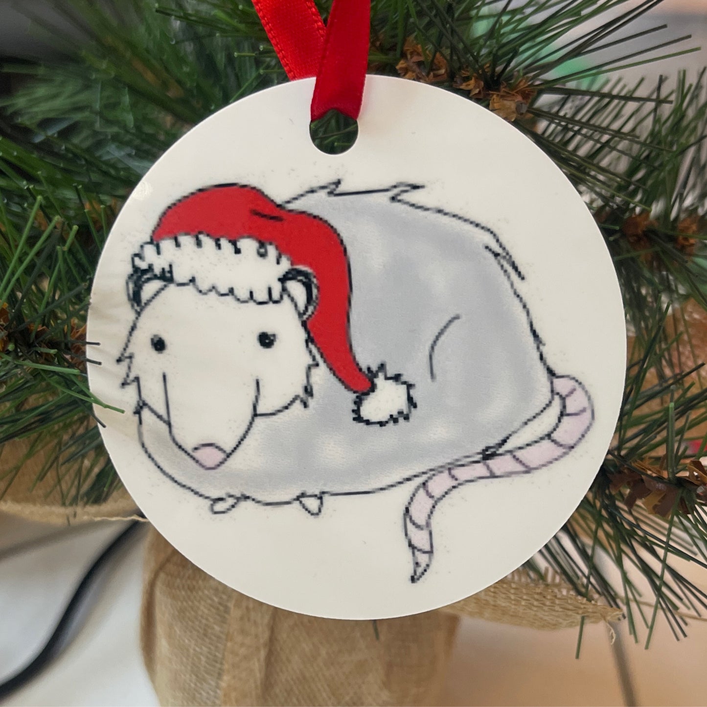 Fab Possum Ornament