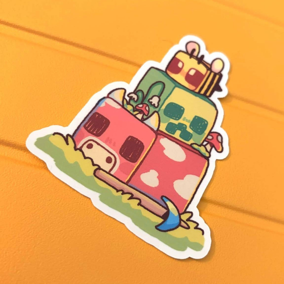 Block Videogame Sticker