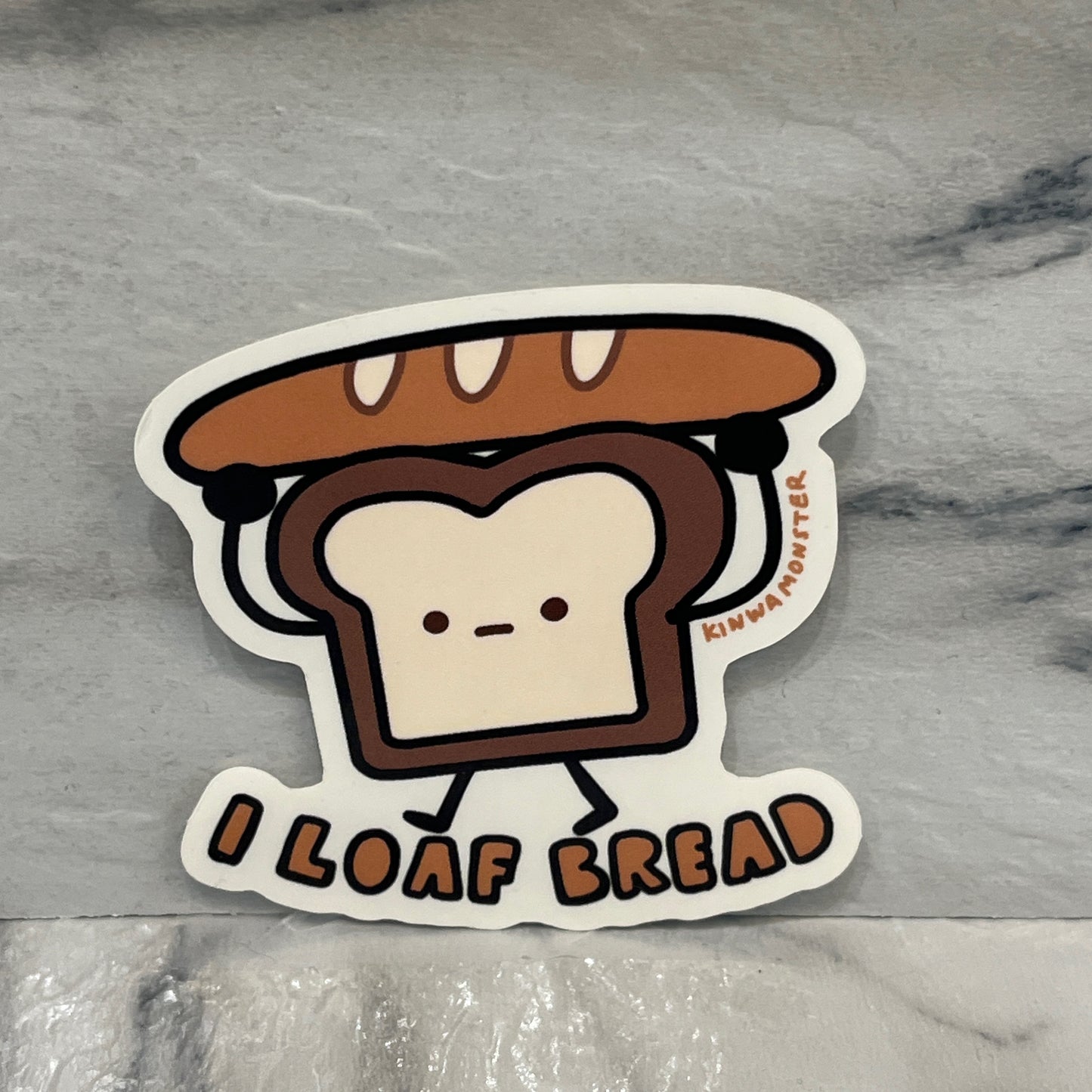I Loaf Bread Sticker