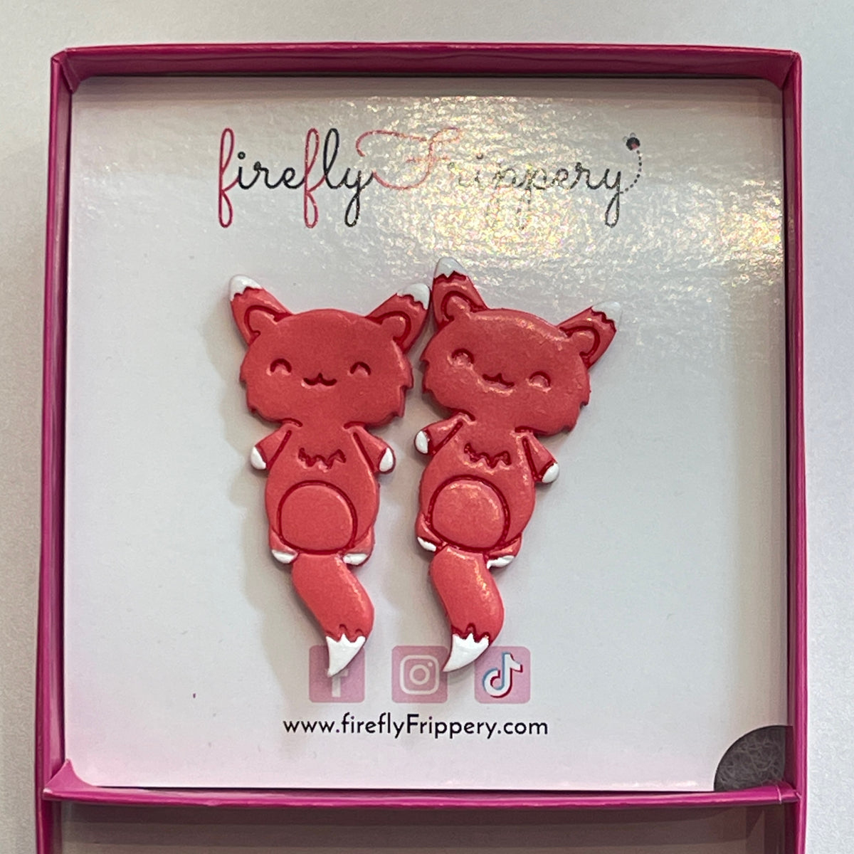 Kawaii Kitsune Studs