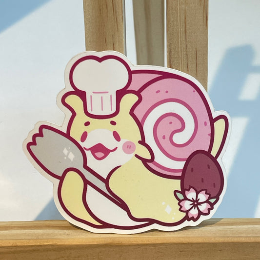 Snail Baker Sticker