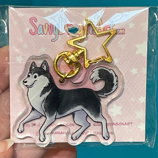 Husky Keychain