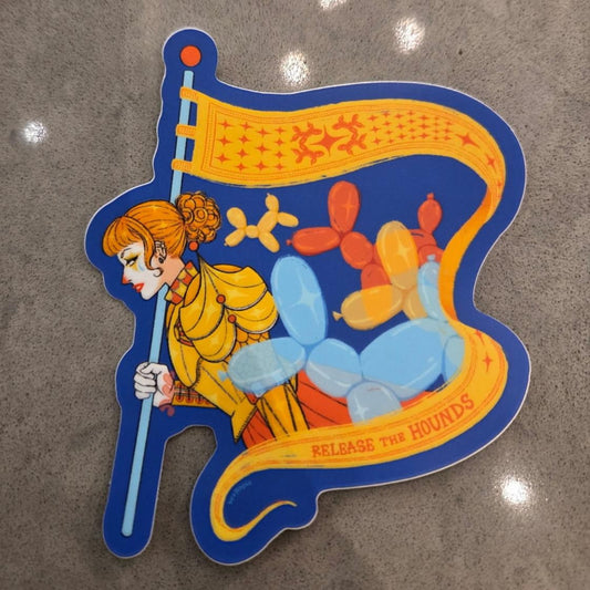 Release the Hounds Sticker