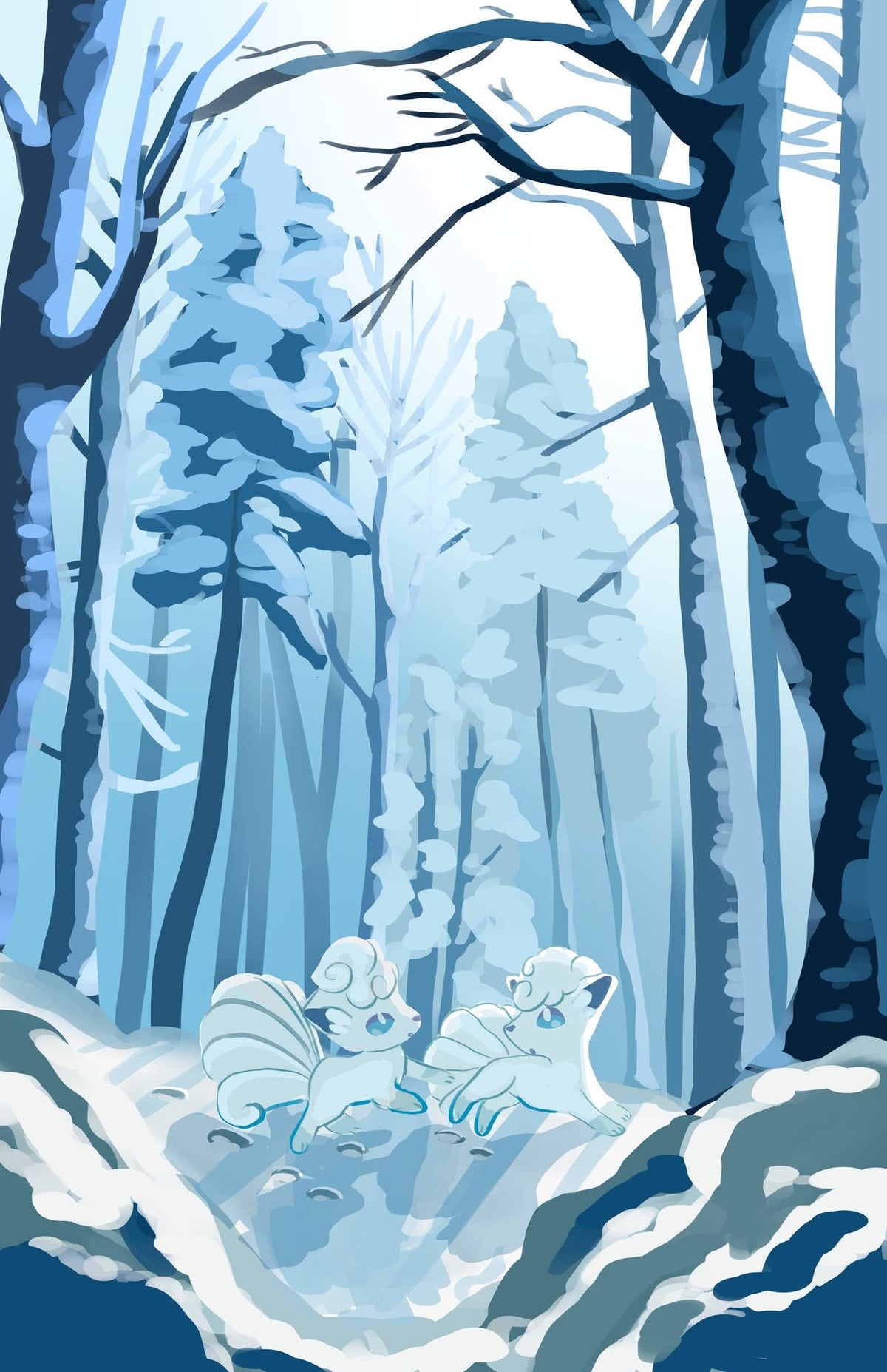 Alolan Vulpix 11x17 Print
