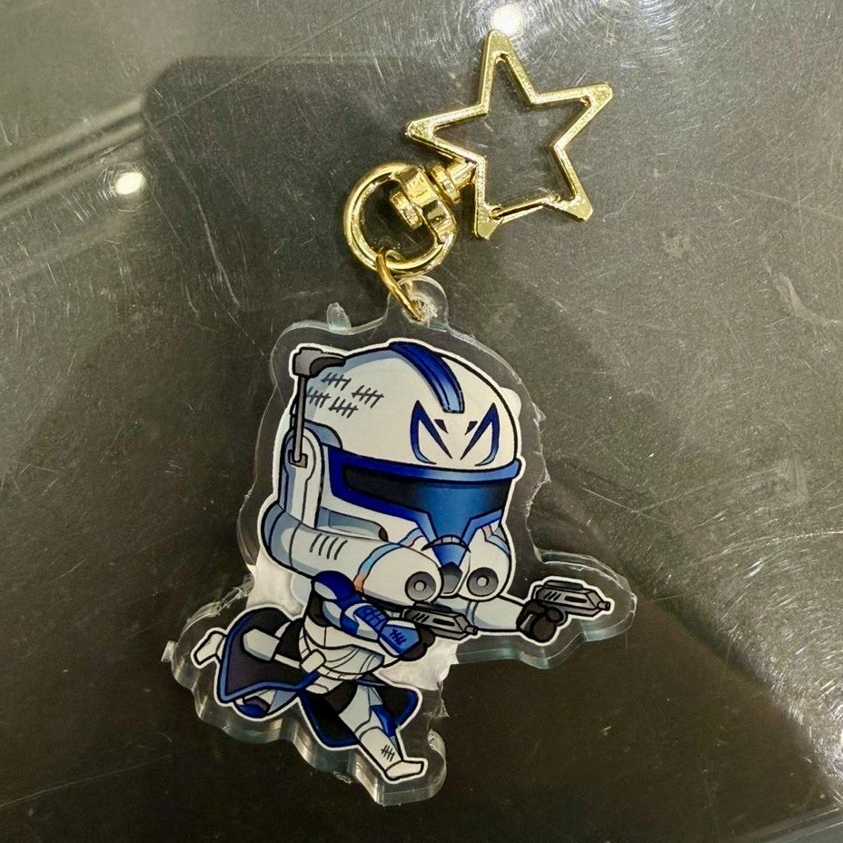 CAPTAIN REX ACRYLIC KEYCHAIN
