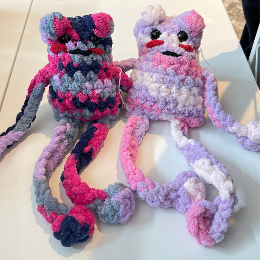 Pink Leggy Frog