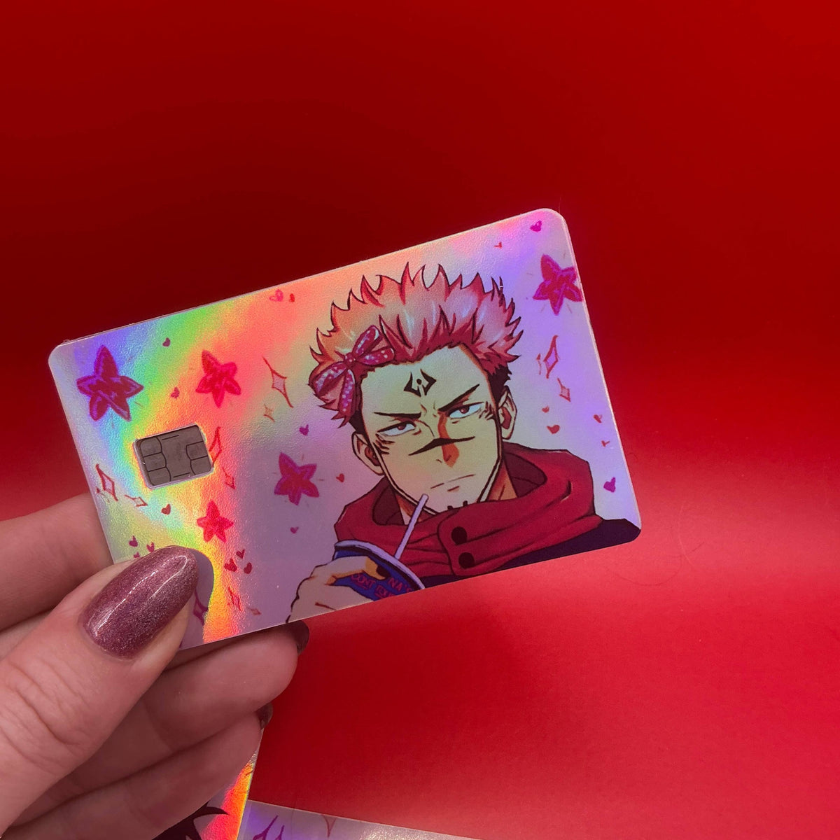 Sukuna Hair Bow Credit Card Skin