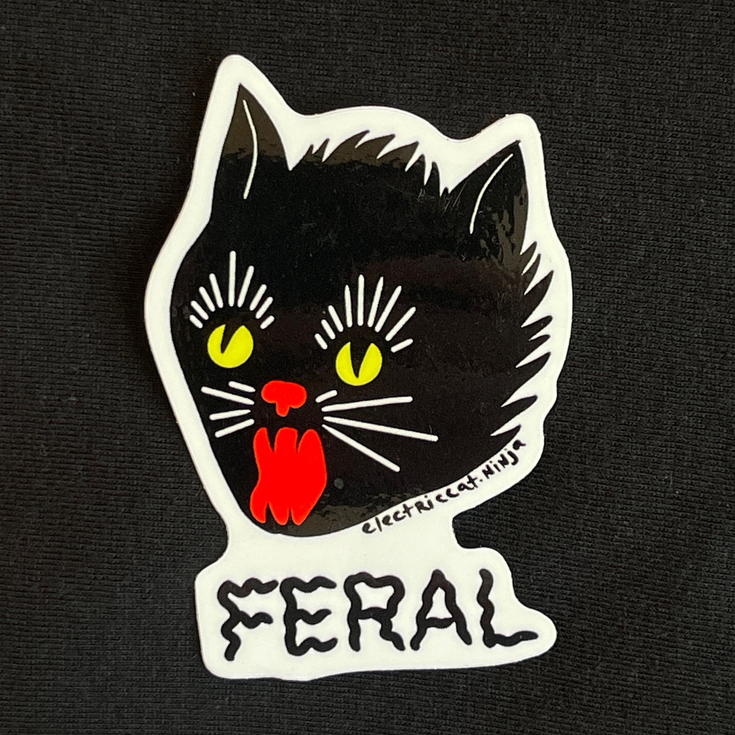 Feral Sticker
