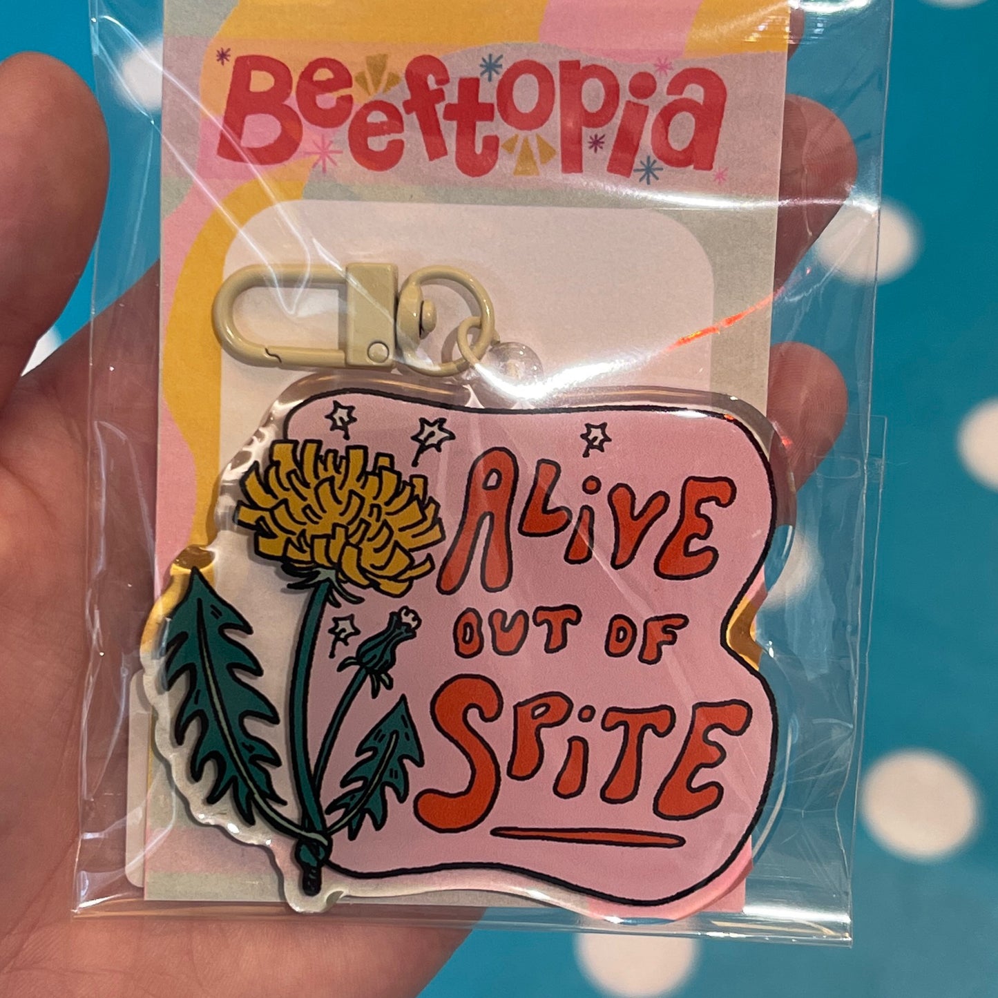 Alive Out Of Spite Keychain