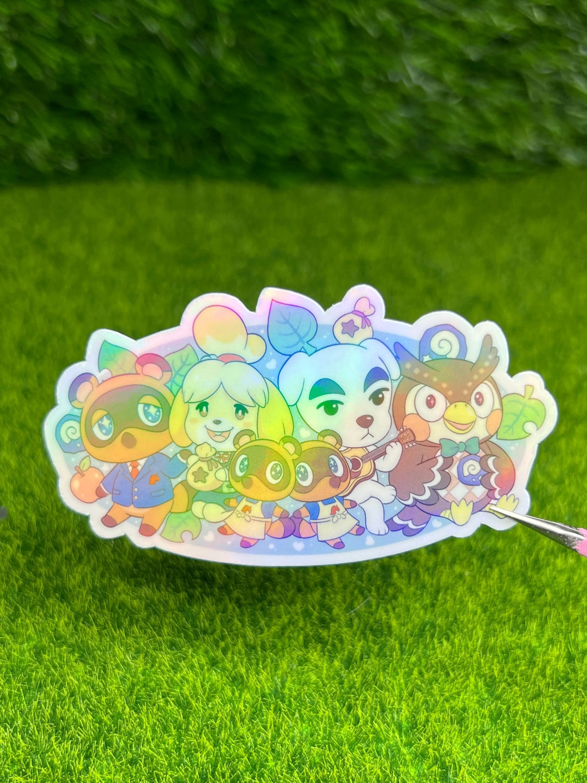 Crossing Friends Sticker