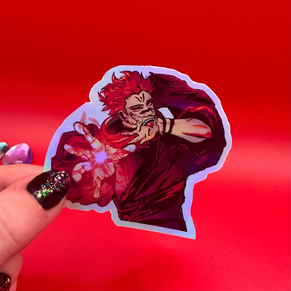 Sukuna Flame Sticker
