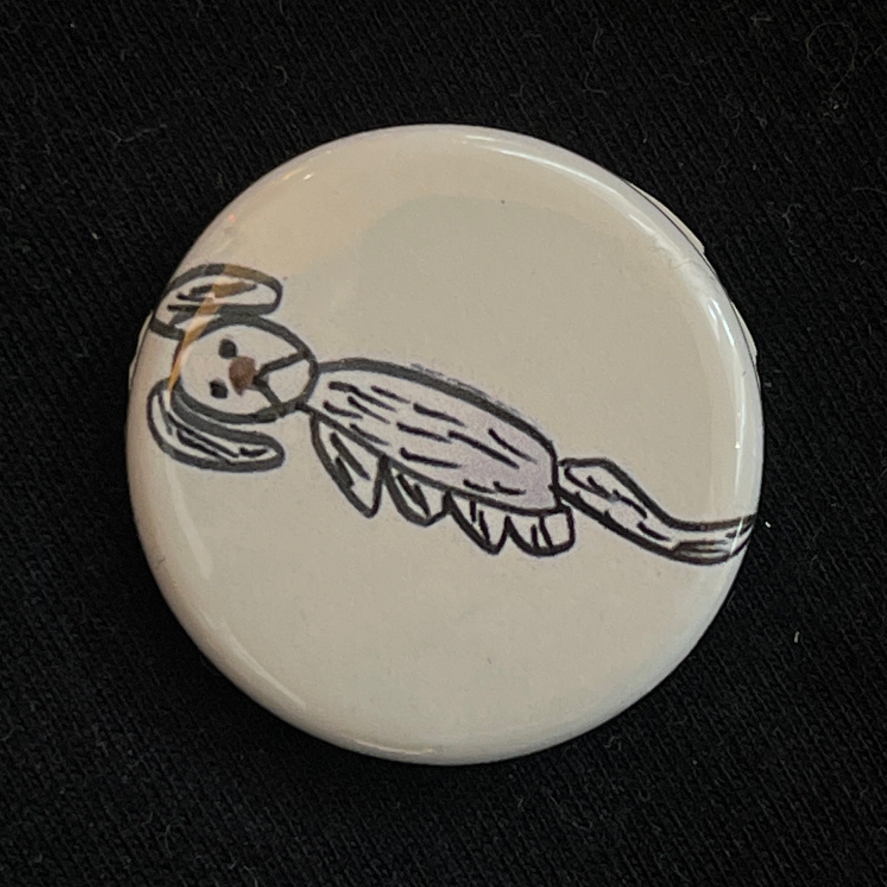 Muppet Button – Beetlebug Art Collective