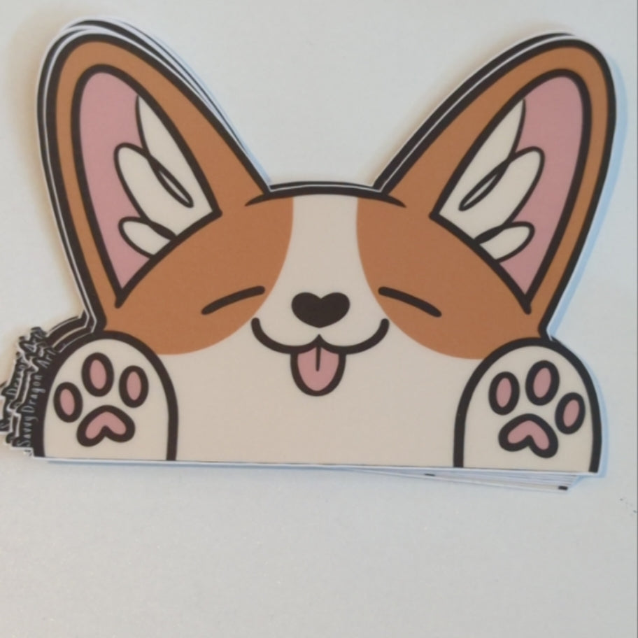 Corgi Peekers - Red & White