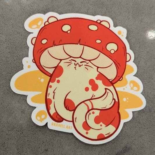 Cat Cap Sticker