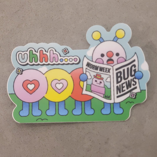 Bug News Sticker