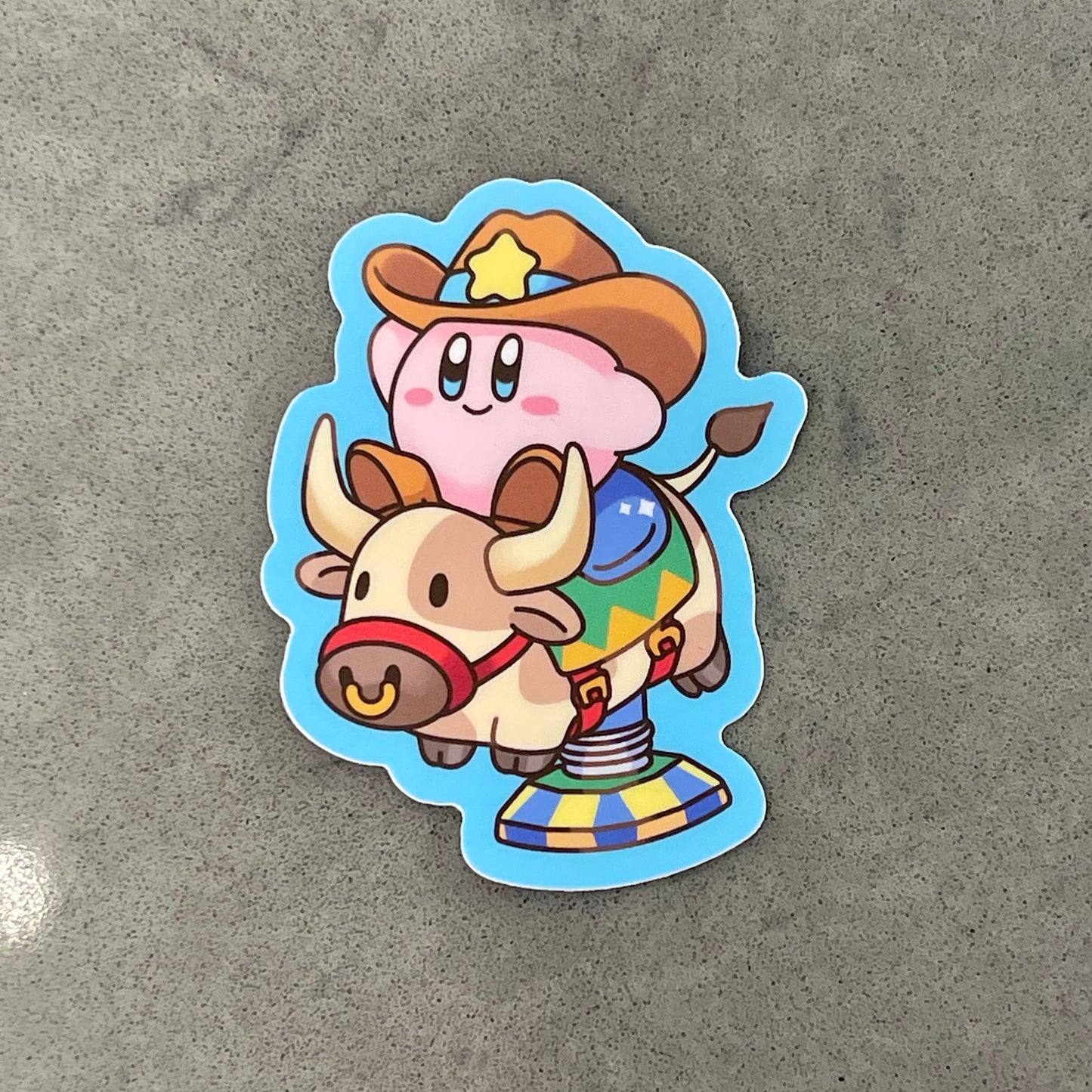 Mechanical Bull Sticker