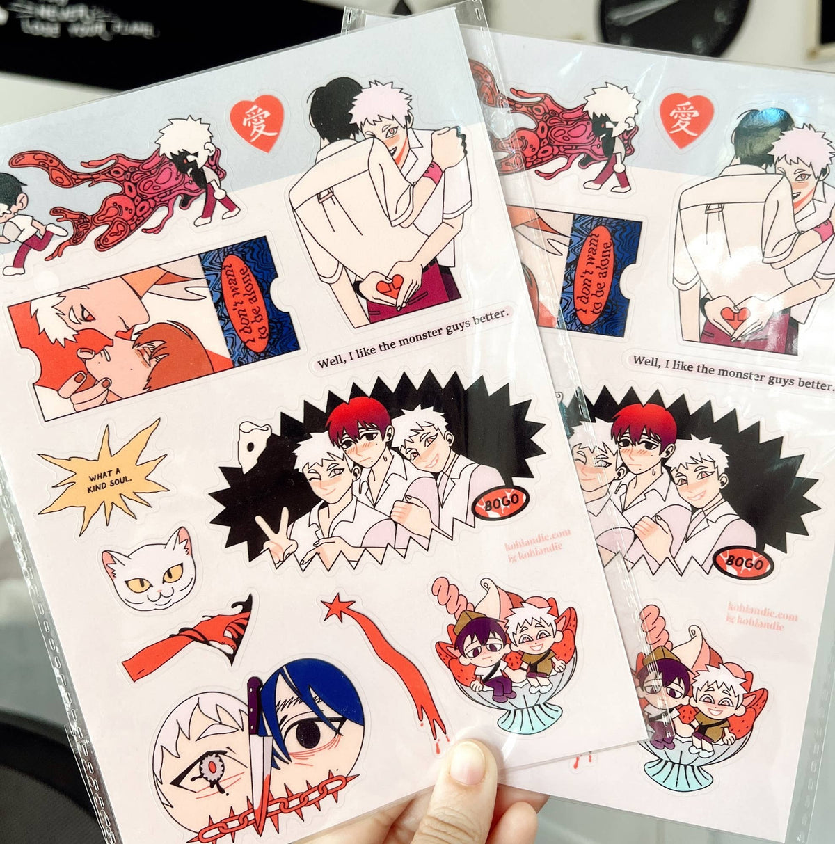 THE SUMMER HIKARU DIED CLEAR STICKER SHEET