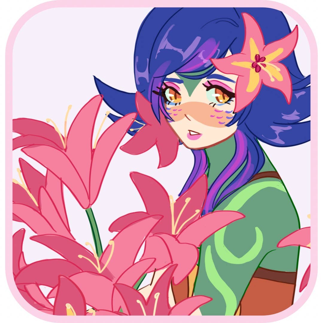 Neeko Flower (League of Legends) 11x17 Print
