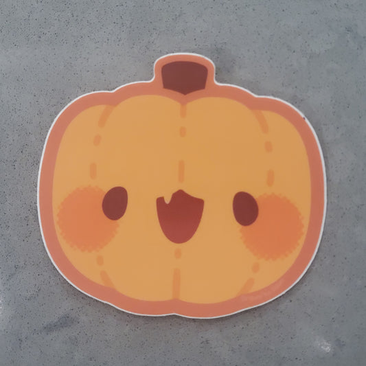 Pumpkin Vinyl Sticker