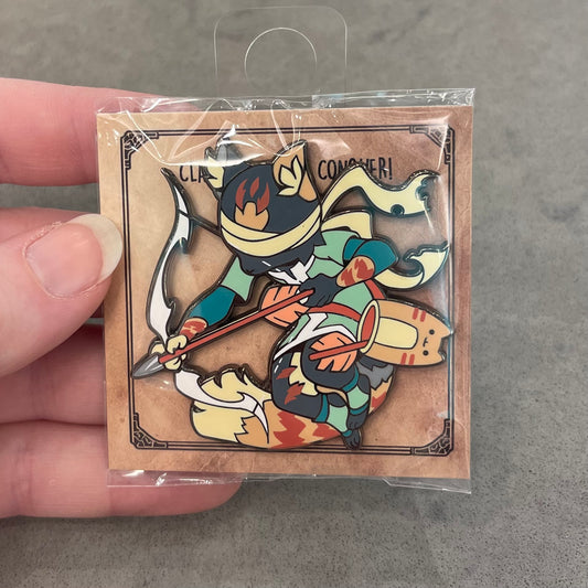 11B - Beau Enamel Pin