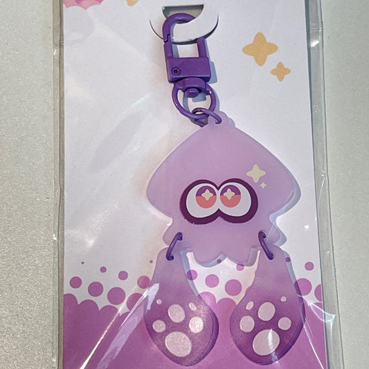 Purple Squid Charm