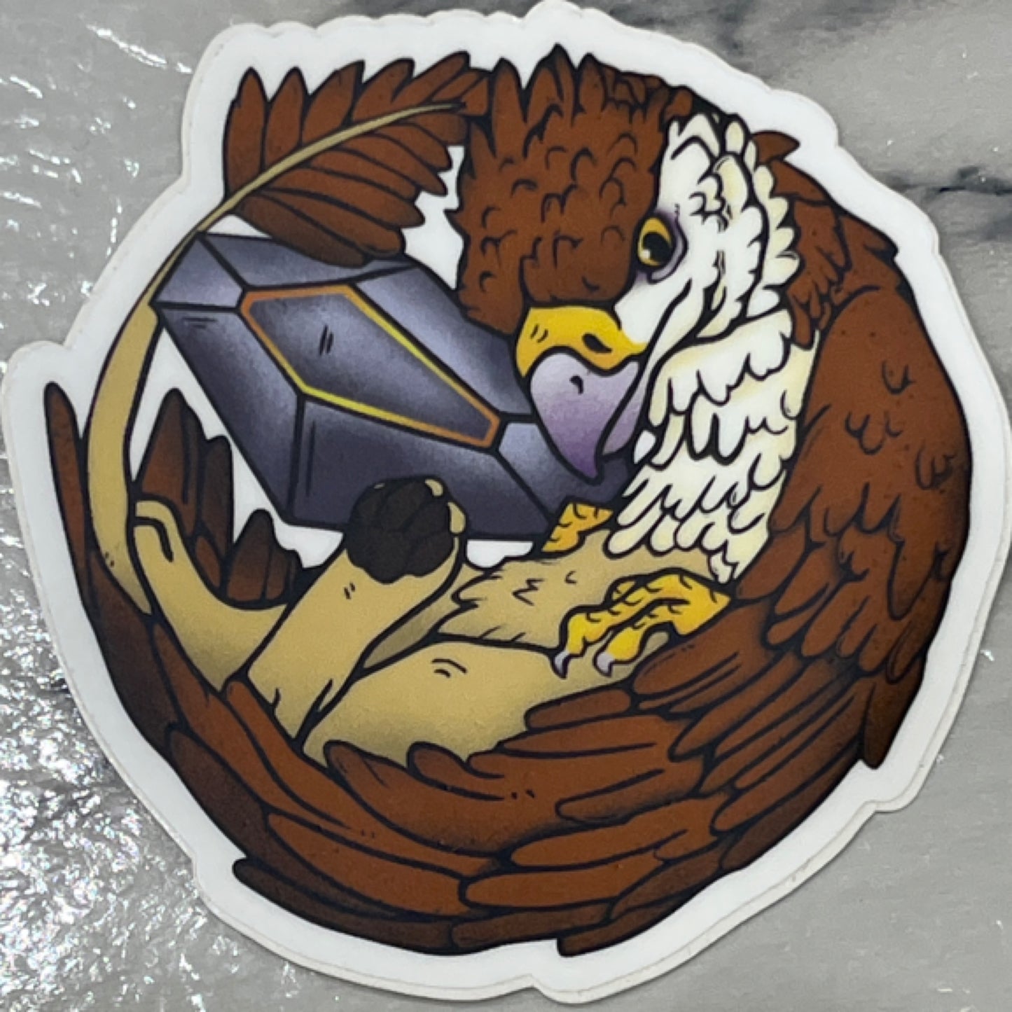 griffin sticker by Fox and Brambles