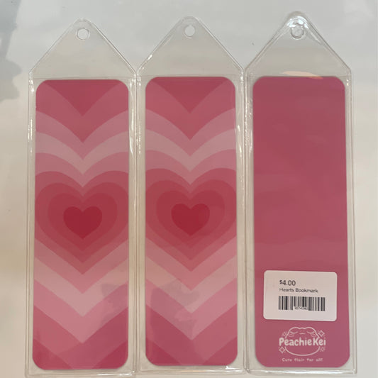 Hearts Bookmark
