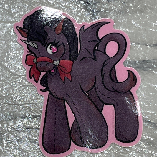 Nightmare Pony Sticker