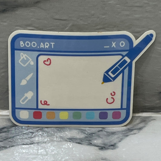 Boo Tablet Sticker