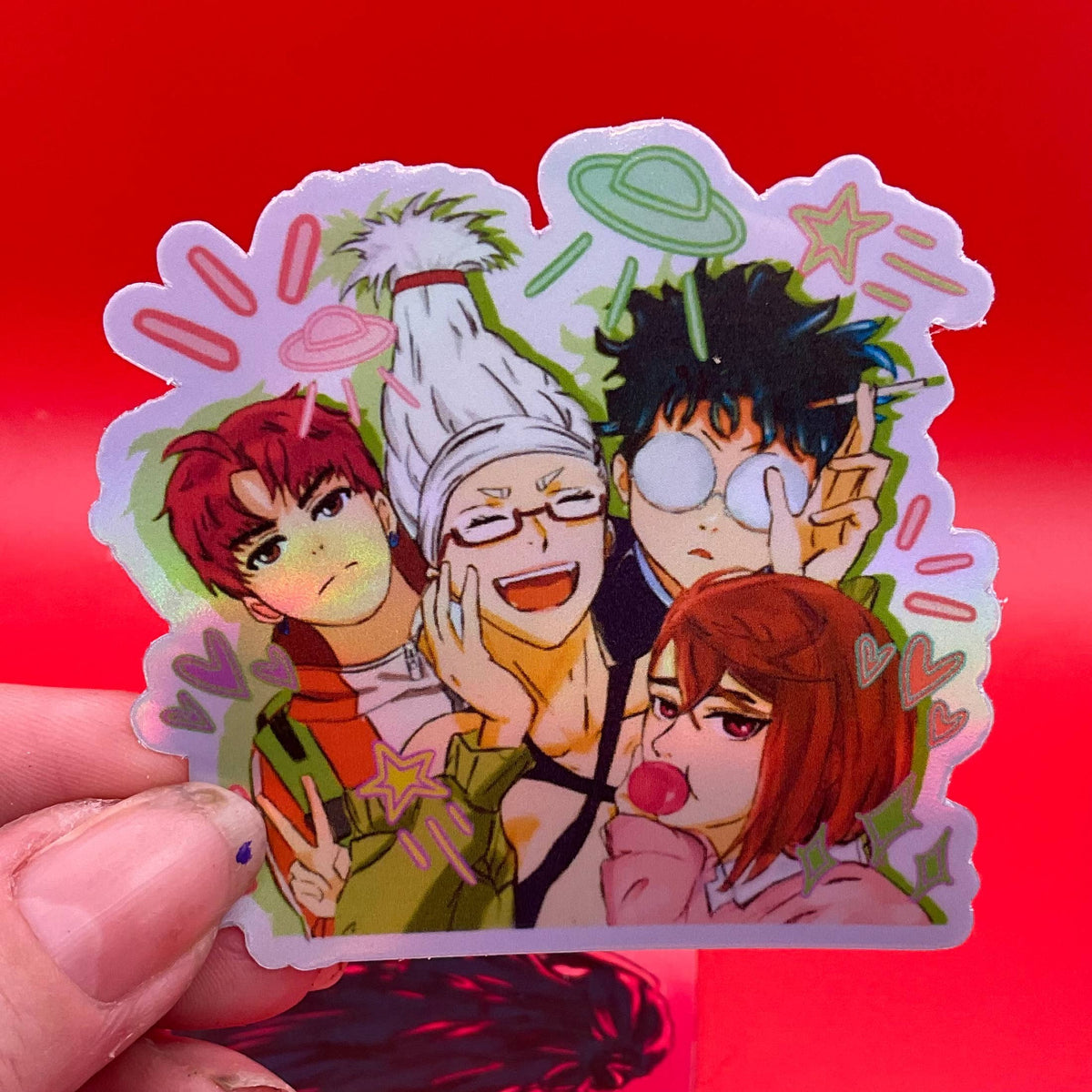 Dandadan Family Sticker
