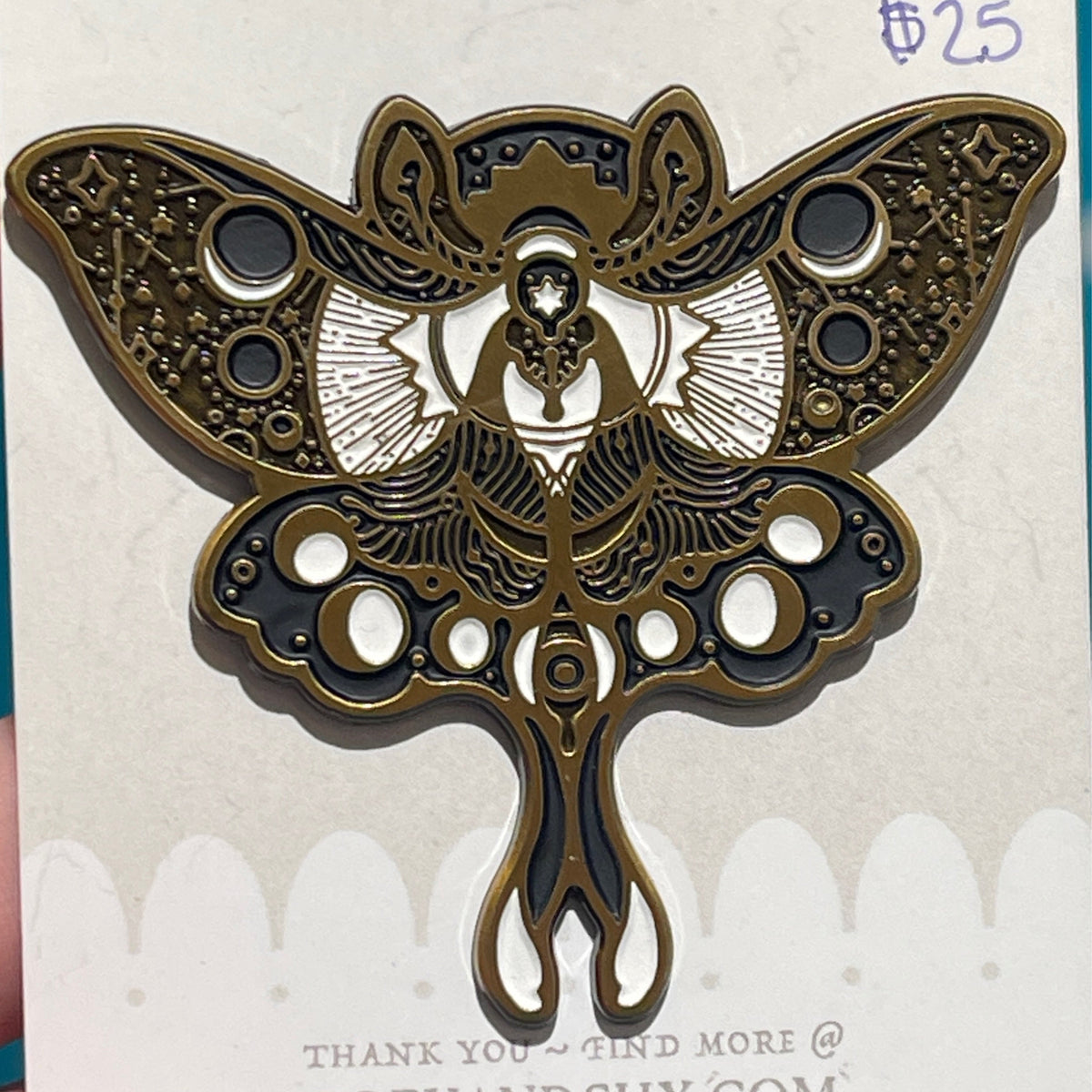 Luna Moth Pin