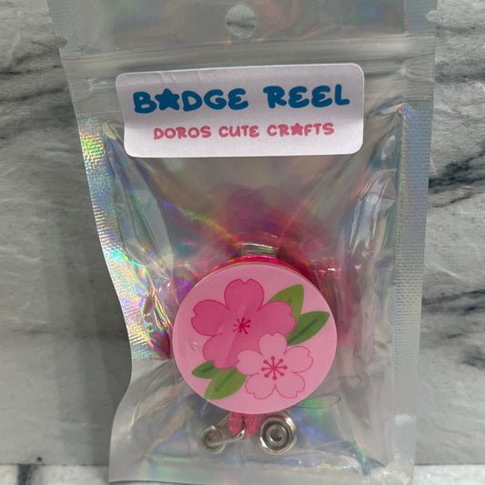 Cherry Blossom Badge Reel