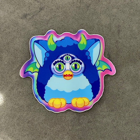 Devil Furby sticker