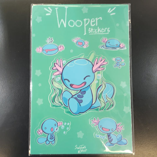 Wooper Sticker Sheet