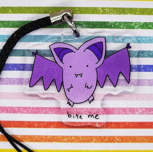 Bat Acrylic Charm