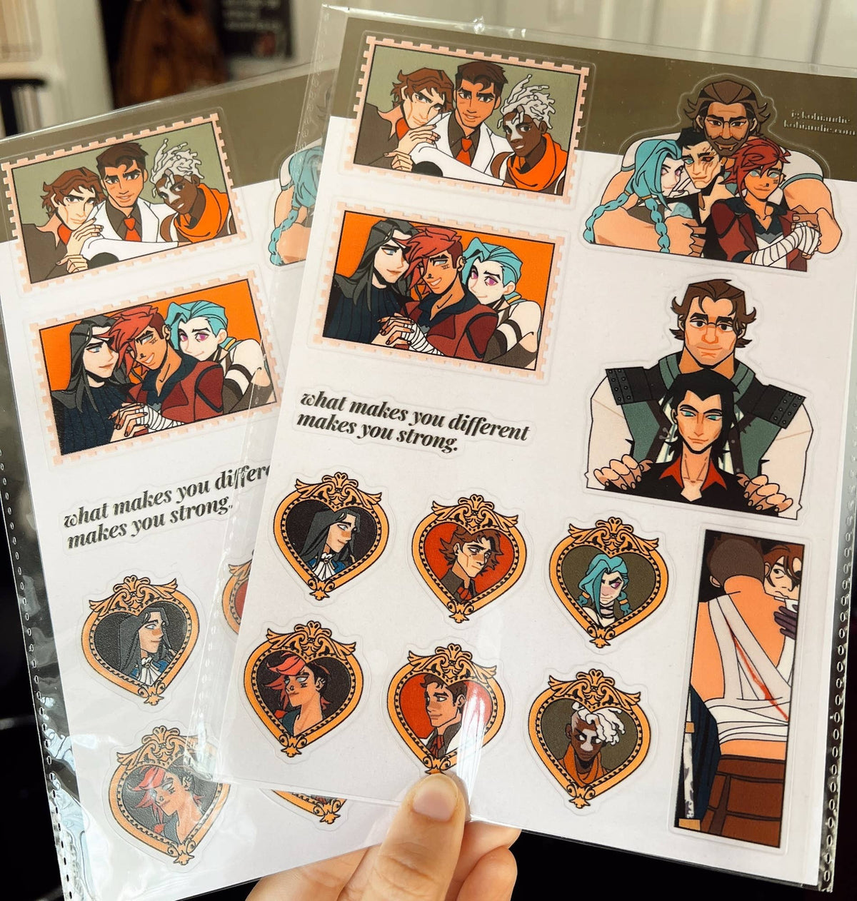 ARCANE CREWS CLEAR STICKER SHEET