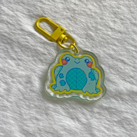 Frog Plush Acrylic Charm